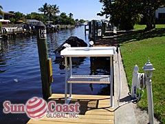 View from Casa Bonita Waterfront Condos Docks